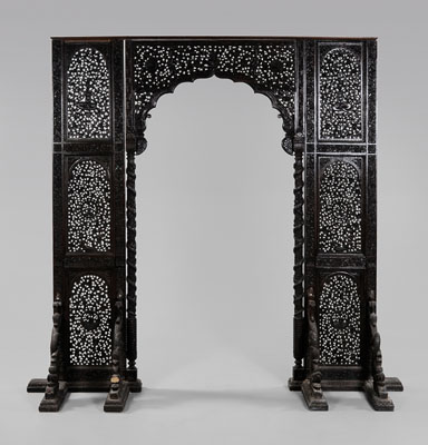 Carved Wood Portal Anglo-Indian,