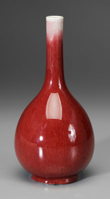 Copper Red Porcelain Bottle Vase 111172