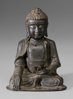 Bronze Buddha Chinese, 19th century,