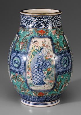 Hu Chinese Earthenware Vase 20th