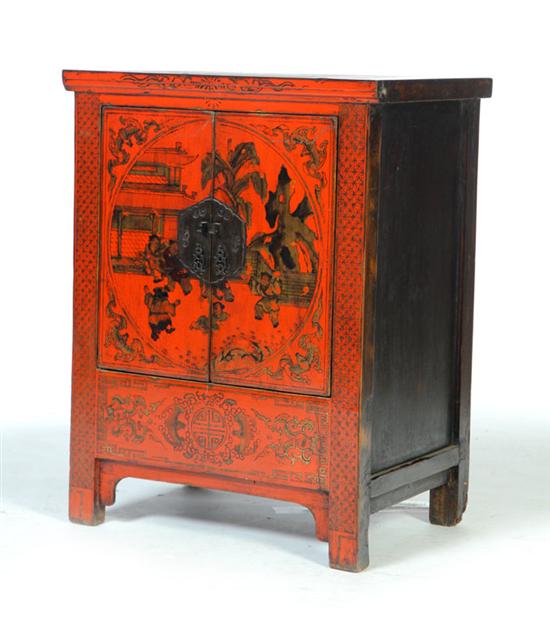 DECORATED CABINET.  China  20th