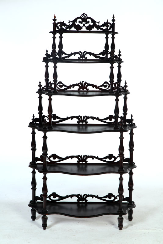 ETAGERE.  American  late 19th century