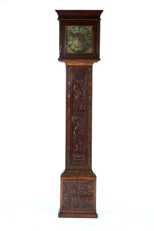 MEDIEVAL REVIVAL TALL CASE CLOCK  11151e