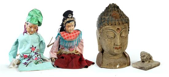 FOUR ITEMS Asian 20th century  111542