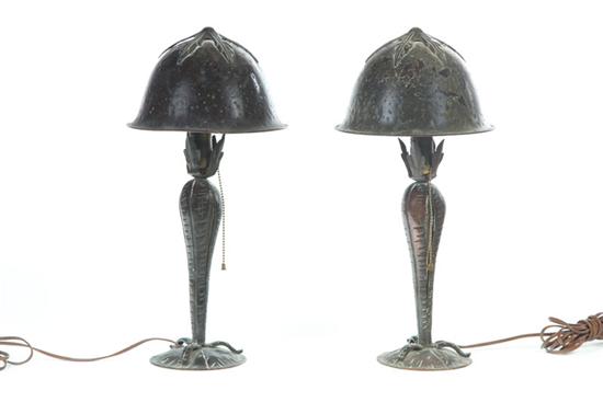 PAIR OF TABLE LAMPS.  American