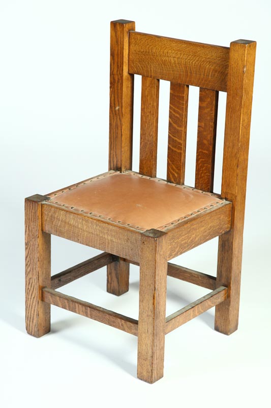 ARTS & CRAFTS SIDE CHAIR.  American
