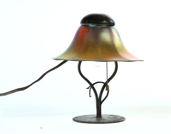 SMALL TABLE LAMP.  American  early