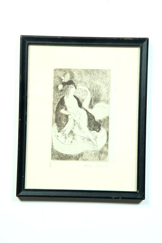 PRINT OF LEDA AND THE SWAN BY MARIE 1115a5