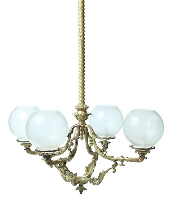 BAROQUE REVIVAL STYLE HALL LIGHT.