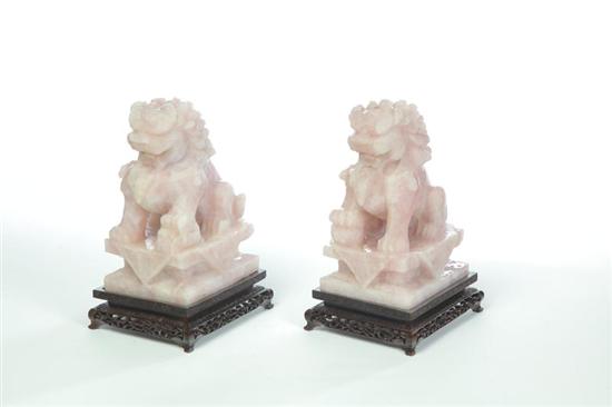 PAIR OF FOO DOGS.  China  20th
