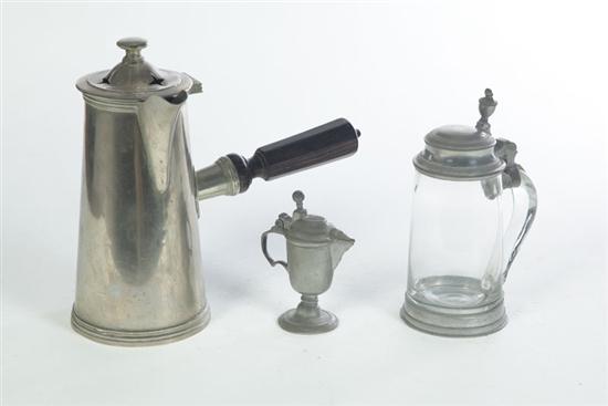 THREE ITEMS.  European  19th century.