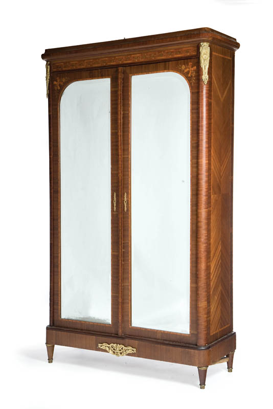 FRENCH-STYLE ARMOIRE.  Early 20th