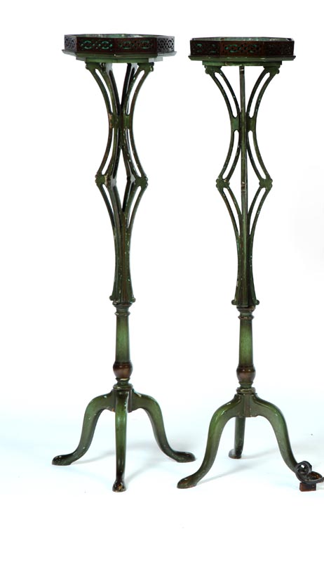 PAIR OF FERN STANDS.  Continental