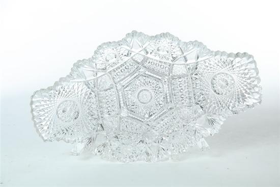 CUT GLASS BOWL Probably American 1116b9