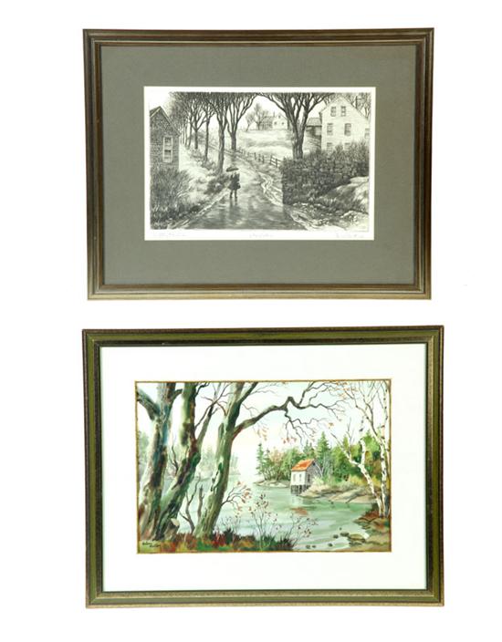 TWO PICTURES BY NORMAN MERRITT 1116ba