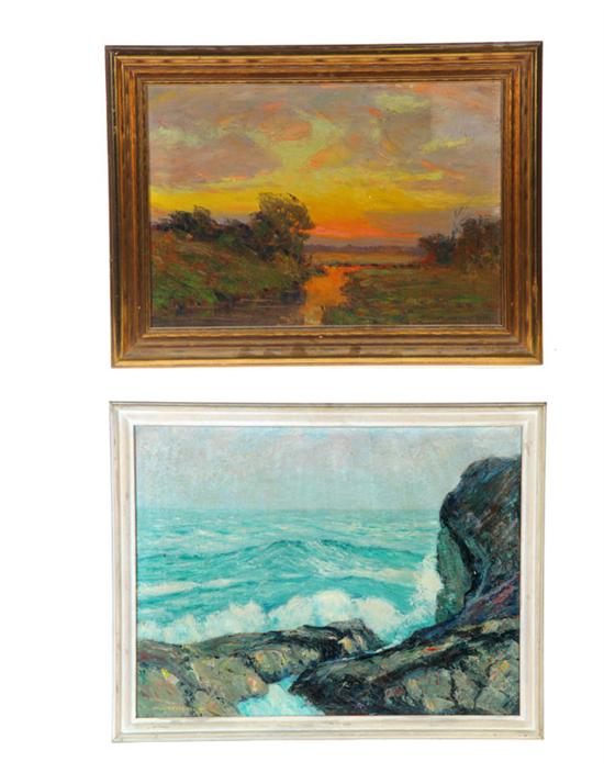 TWO LANDSCAPES BY WILLIAM CARLFORD