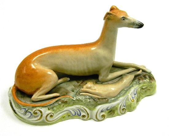 Staffordshire whippet and rabbit 10f273