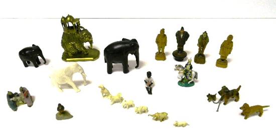 Assortment of minature figurines