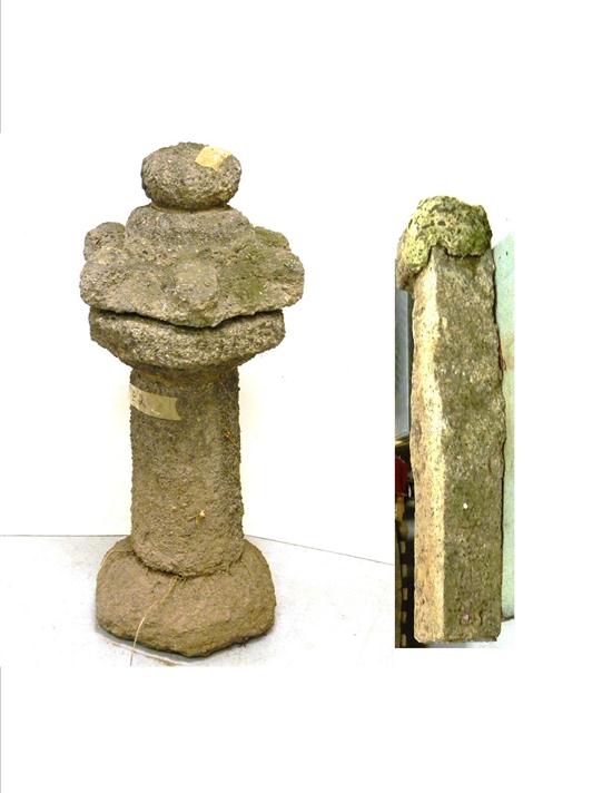 Stone garden ornament columnar 10f2bf