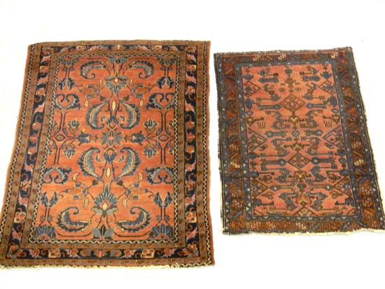 Two rugs: Antique Persian Lillihan