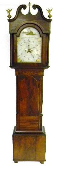 Tall case clock mahogany and mahogany 10f2e4