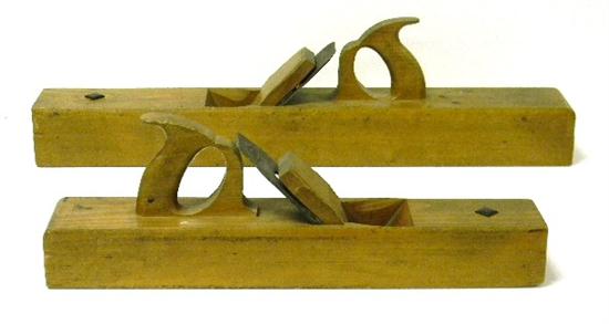 Two wooden planes: smaller one