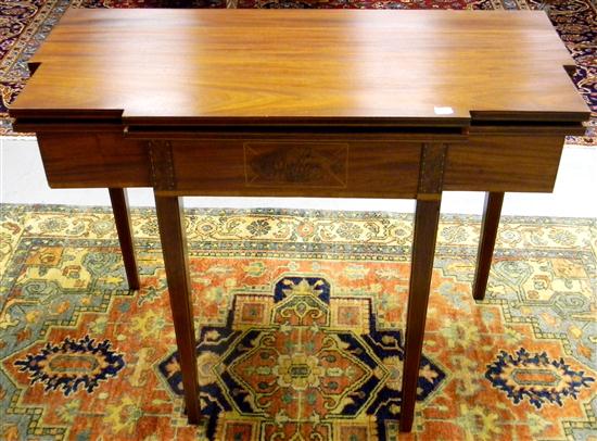 Card table  American early 19th