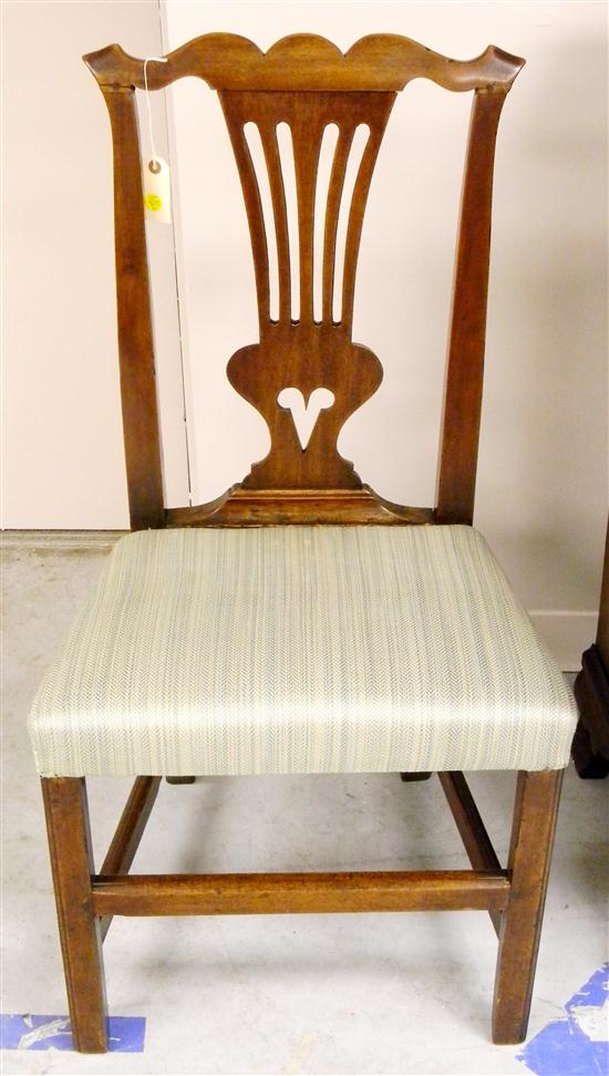 Chippendale side chair American 10fdab