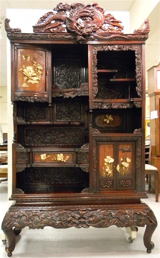 Japanese cabinet  c. 1900  with