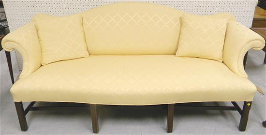 Chippendale style sofa  camelback