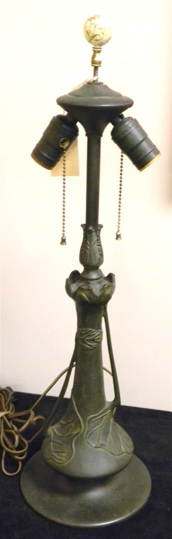 Bronze lamp base  24'' with fixture