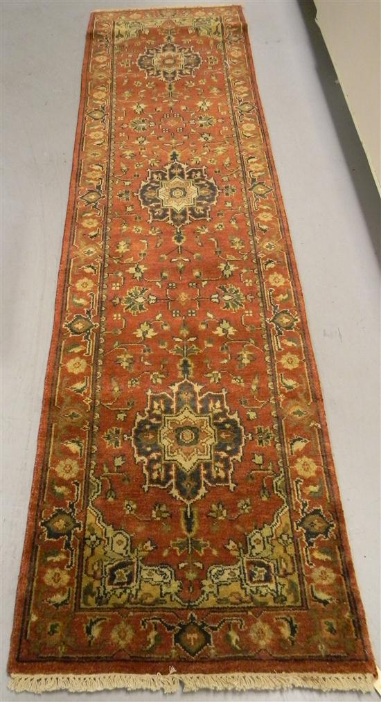 Agra Serapi Runner  polychrome accents