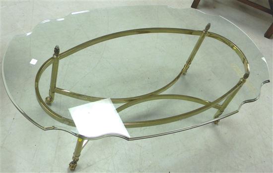 Coffee table  cyma curved edge oval