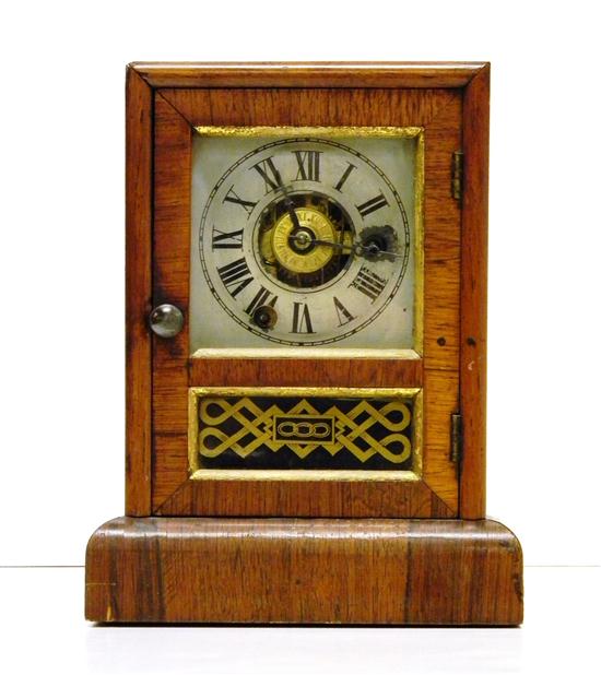 Seth Thomas rosewood mantel clock  two