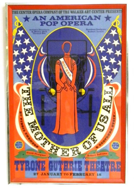 Poster  designed by Robert Indiana