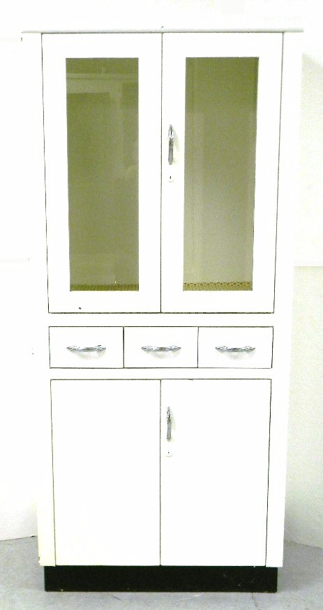 Medical cabinet  two glass doors