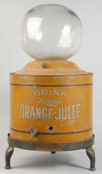 Large Orange-Julep Perfection Dispenser.