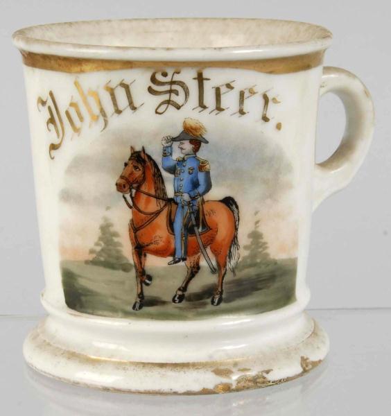 Soldier atop Horse Shaving Mug.