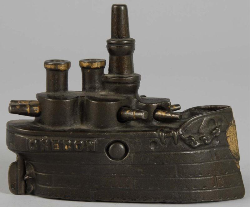 Cast Iron Oregon Battleship Still 112c90