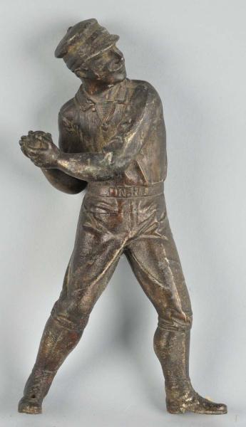 Early Cast Iron Baseball Player