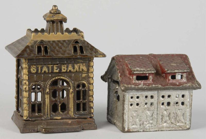 Lot of 2: Cast Iron Building Still