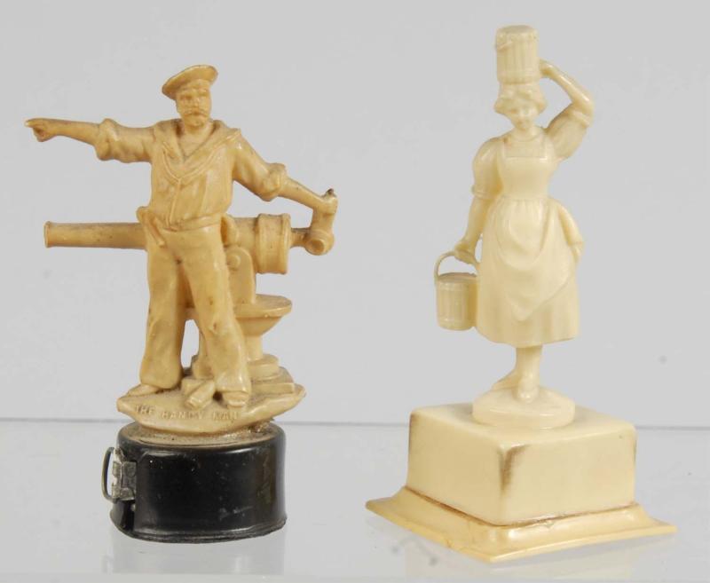 Lot of 2: Celluloid Figural Sewing