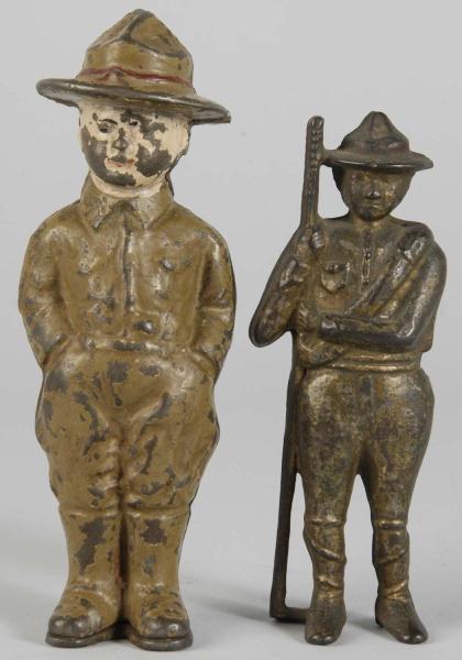 Lot of 2: Cast Iron Figural Still