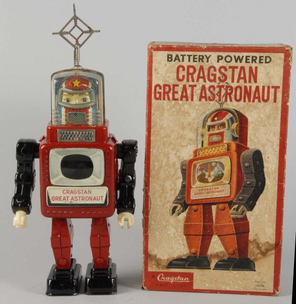 Tin Cragstan Great Astronaut Battery Op 112d30