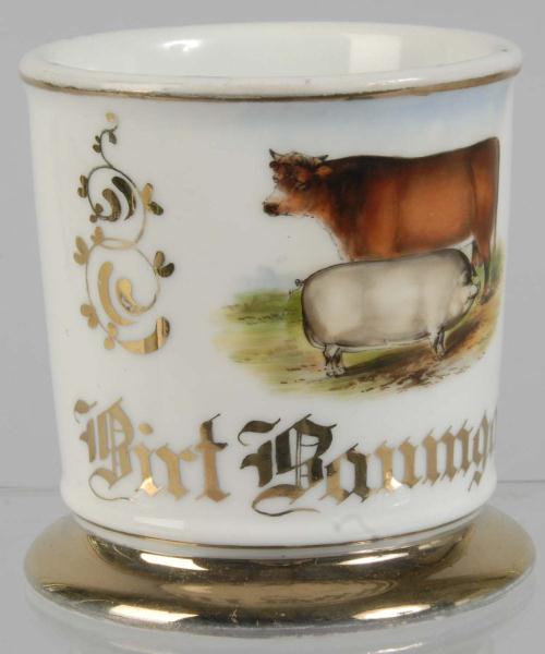 Farmer Shaving Mug. 
Description