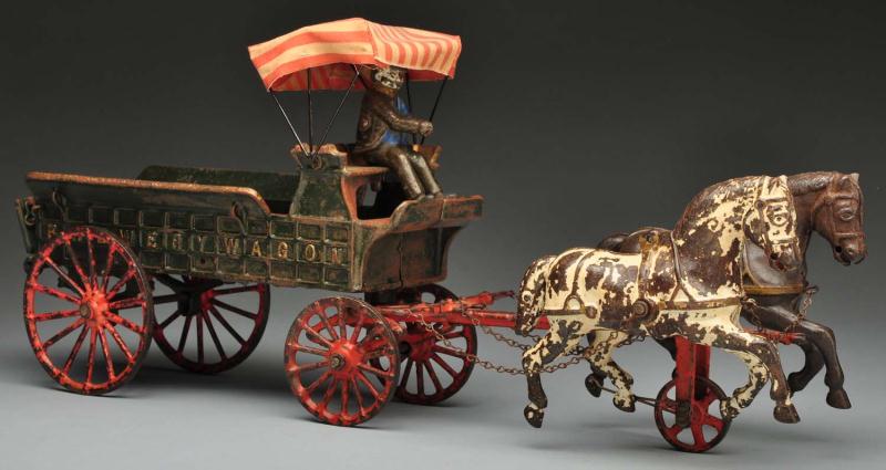 Cast Iron Ives Brewery Wagon Horse-Drawn