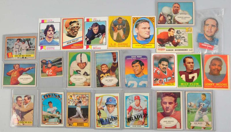 Lot of 23 Baseball Football 112da2