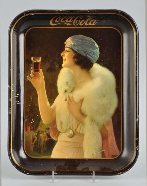 1924 Coca-Cola Serving Tray. 
Description