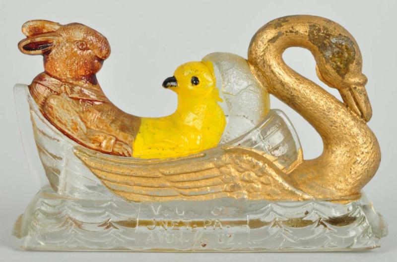 Glass Swan, Rabbit, & Chick Candy