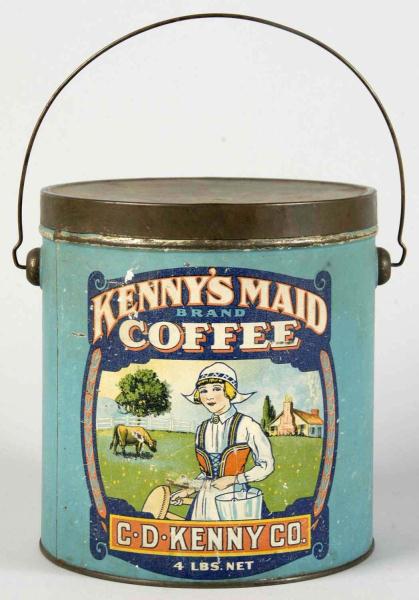 Kenny's Maid 4-lb. Coffee Pail.